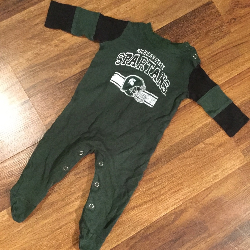 Michigan State University Footie/Onesie